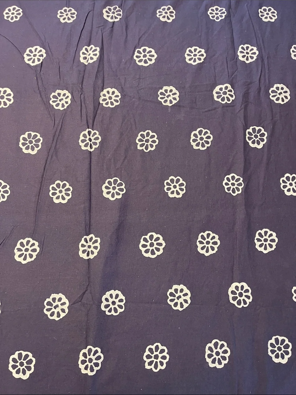 Anthropologie’s reversible twin size 💯 cotton duvet cover
